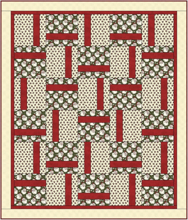 PDF Quilt Pattern PATTERN ONLY Strips & Blocks - Easy for Beginners ...