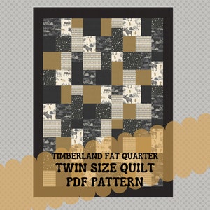 PATTERN ONLY -Twin Size Strips Quilt Pattern - Quilt Pattern For Beginners -Fast & Easy PDF Pattern - Quilt pattern Instructions - 66&quot; x 90&quot;