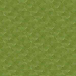 Crayola™ Caleidoscópio CR480-ASPARAGUS tom sobre tom, o tecido Riley Blake Designs Basic apresenta um padrão circular de casca de laranja tom sobre tom.