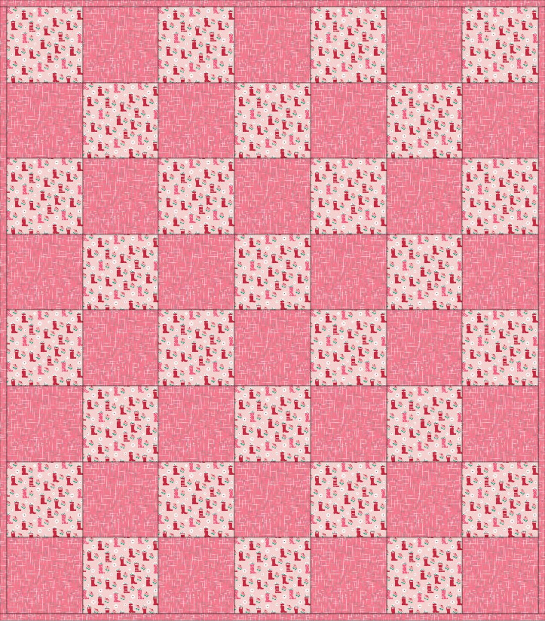 Pre Cut Quilt Kits Beginners Quilt Square Block Quilt Kit Quilt Kit