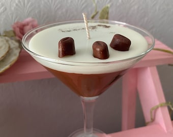 Espresso Martini Fragranced Candle. Handpoured.  Organic Soy Wax.