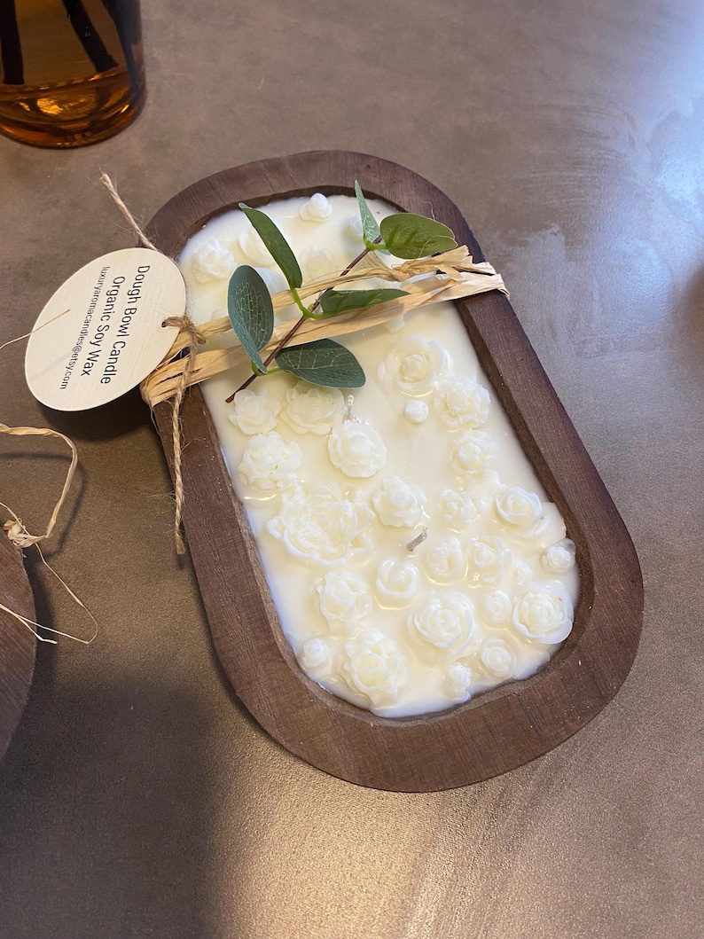 LuxuryAromaCandles Dough Bowl Candle - Thumbnail 3