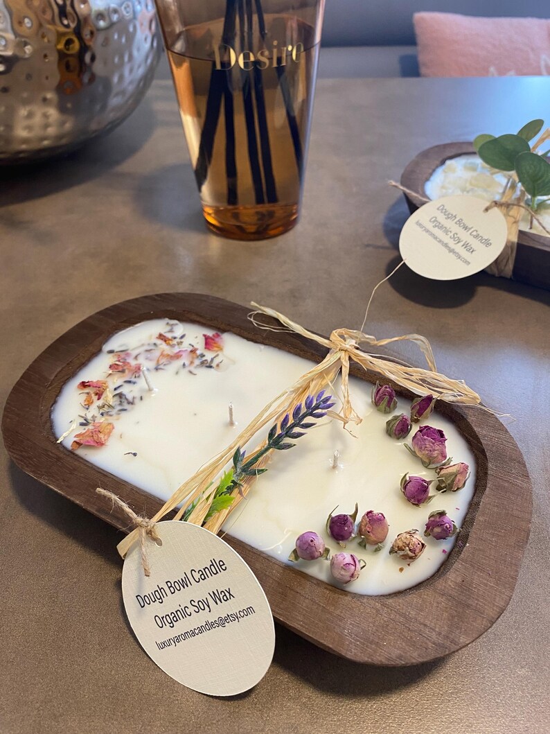 LuxuryAromaCandles Dough Bowl Candle
