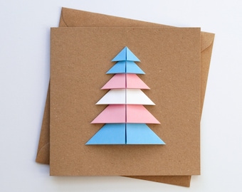 Carte de Noël trans, Carte de fierté transgenre, Noël queer, Cadeau de Noël de fierté, Carte de Noël LGBTQ, Cadeau de Noël transgenre