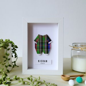 Scottish Baby Gift, Scottish New Baby Gift, Personalised Newborn Baby Gift Frame, New Baby Gift Personalised, Gender Neutral Baby Name Frame