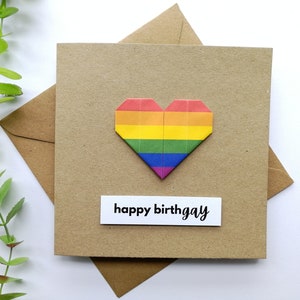 Cartão de aniversário LGBTQ, cartão de aniversário LGBT, cartão de aniversário gay, cartão de aniversário lésbico, cartão de aniversário do orgulho, cartão de aniversário queer, cartões LGBTQ