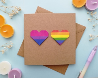 BISEXUAL card, Bisexual Pride, LGBTQ Cards, Pride month, Love is love Card, Bi Pride, Support Card, Bisexual Flag, Pride Cards, Happy Pride