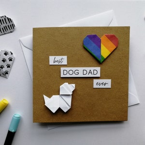 Beste hondenvader ooit, verjaardag hond vader, kaart hondenliefhebber, kaart voor hondenvader, vaderdagcadeau van de hond, kaart hondouders, cadeau van hond aan vader