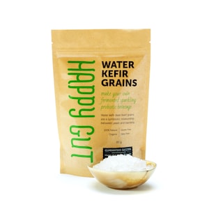 1/4 Cup LIVE Organic Water Kefir Grains - Free Shipping