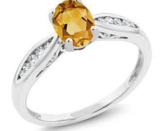 Natural Citrine 6.50 Carat Ring 925 Sterling Silver Anniversary Gift. Handmade Ring For Men And Woman