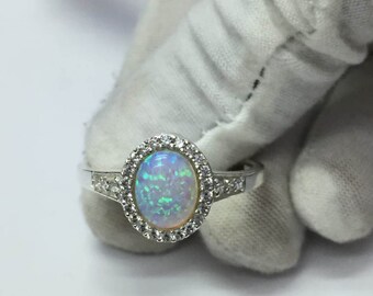 Natural Fire Opal  5.10 Carat Ring, 925 Sterling Silver, Handmade Ring For Men And Woman, Christmas Gift.