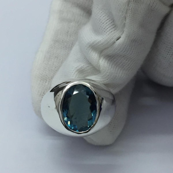 Natural Alexandrite 6.00 Carat Ring, 925 Sterling Silver, Handmade Ring For Men And Woman, Anniversary Gift.