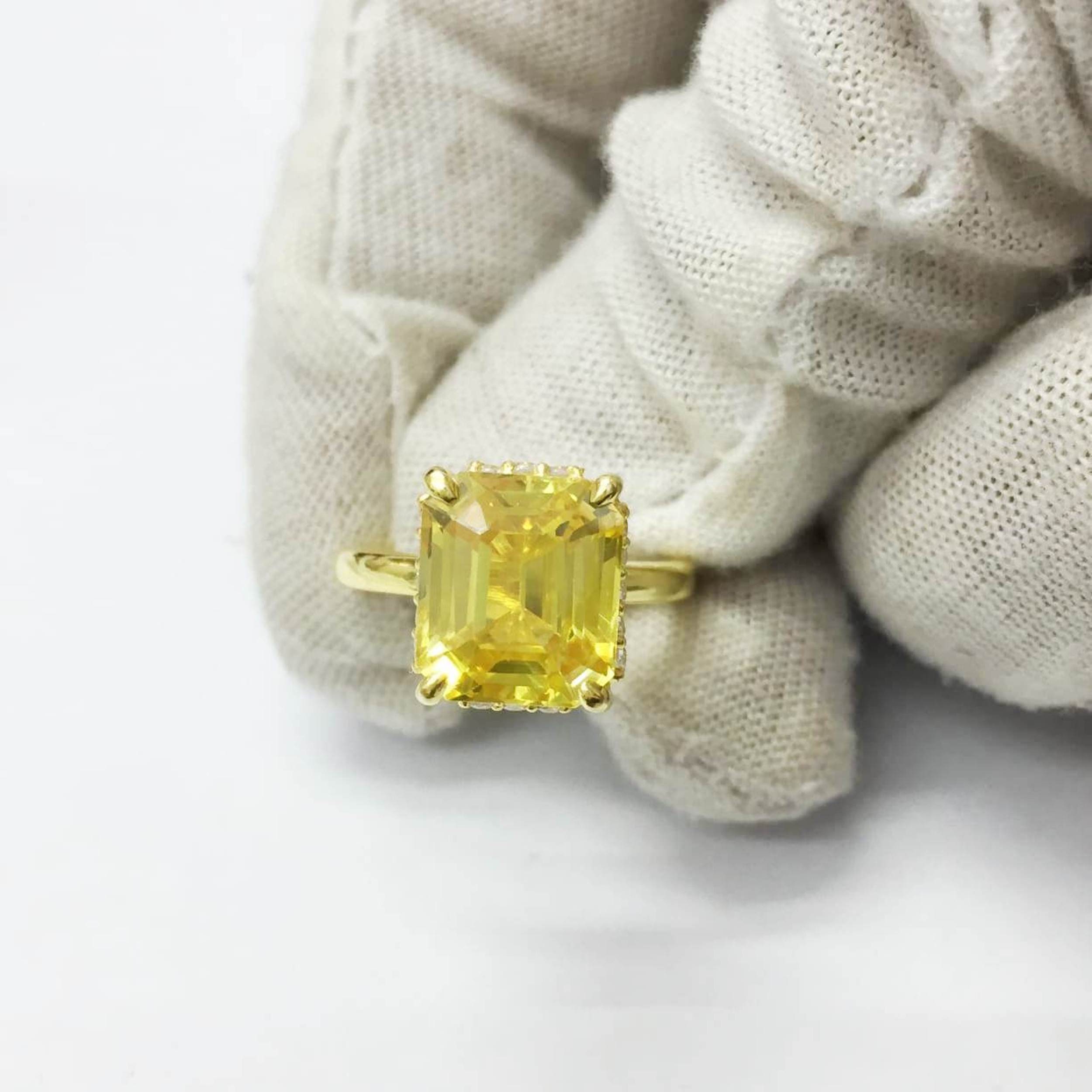 JEMSPRIMECertified Unheated Untreatet 7.00 Carat A+ Quality Natural Yellow  Sapphire Pukhraj Gemstone Gold Plated Ring for Women's and Men's  |JEMSPRIME1058| : Amazon.in: Jewellery
