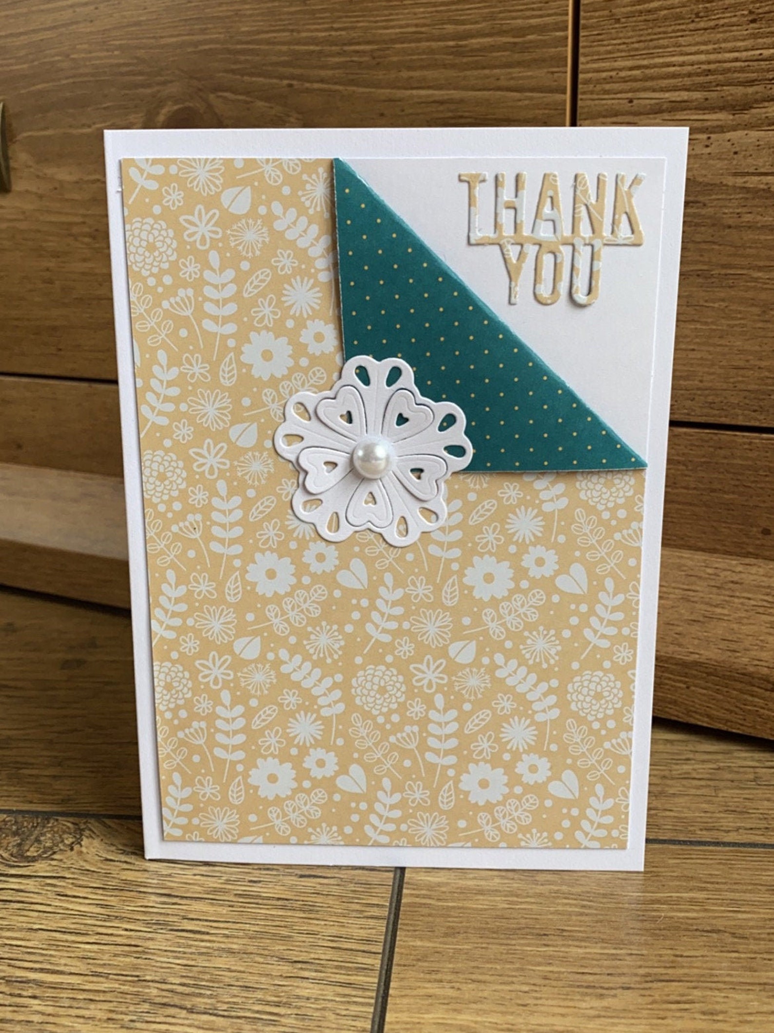 Buy Handmade Die Cut Thank You Card M Online in India Etsy