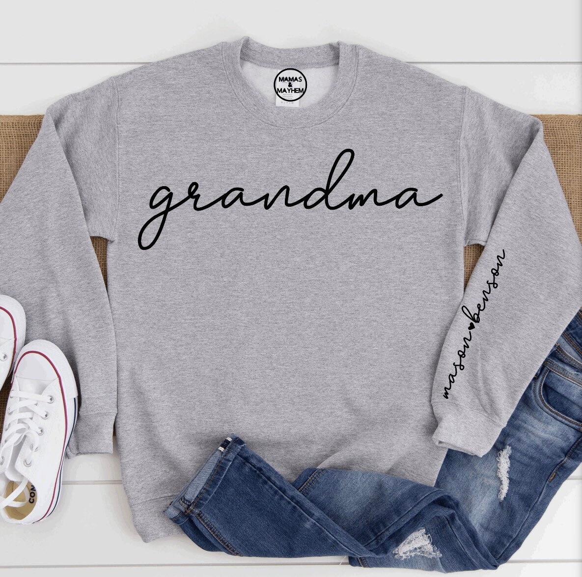 custom grandma sweatshirt