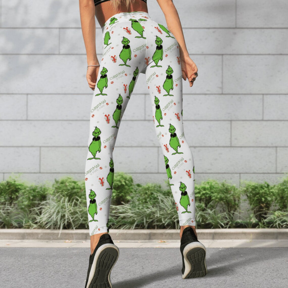 Grinch Leggings Grinch Christmas Leggings Grinch Apparel