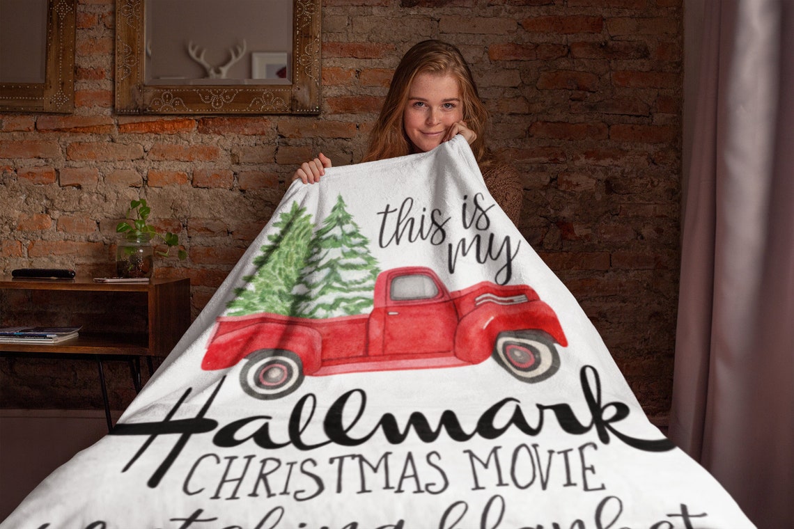 Hallmark Blanket Hallmark Christmas Movie Blanket This Is Etsy