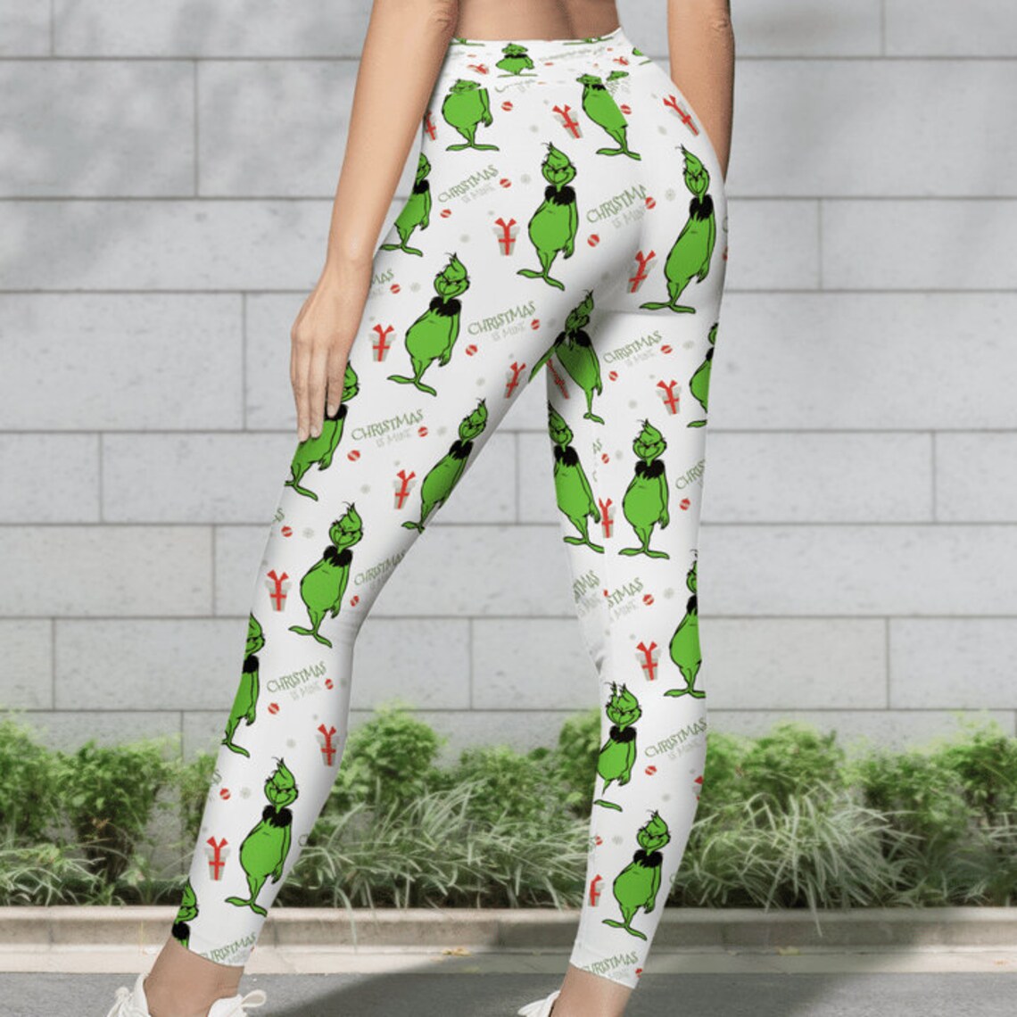 womens grinch leggings