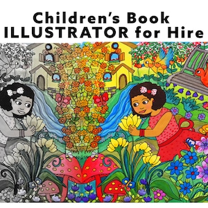 Illustrator te huur | Kinderboekillustrator | Artiest te huur | Kinderboekillustraties