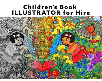 Illustrator for Hire | Children Book Illustrator | Artist for Hire | Kids Book Illustrations