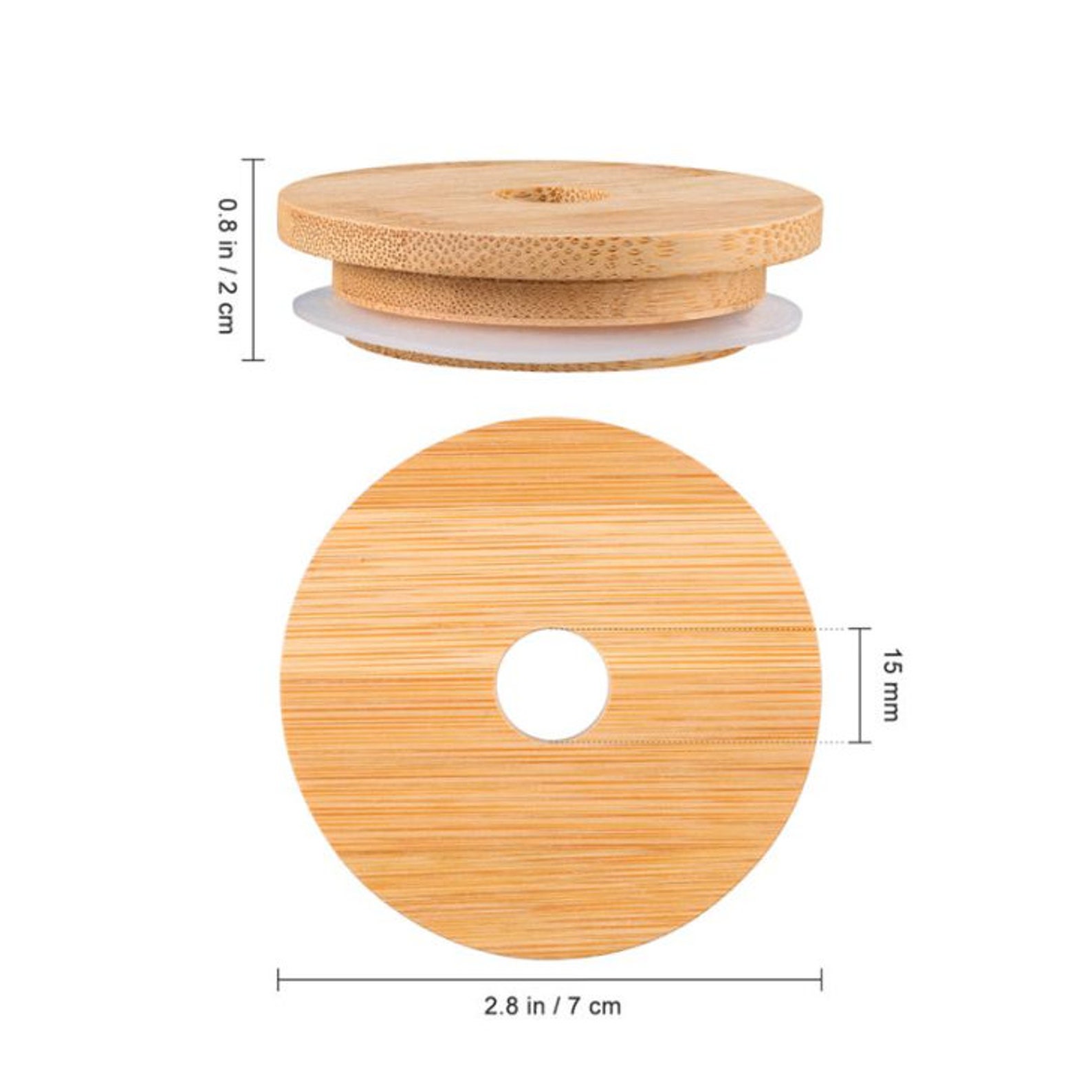 Bamboo Lids for Libbey Beer Glass Cans Replacement Bamboo Etsy Australia