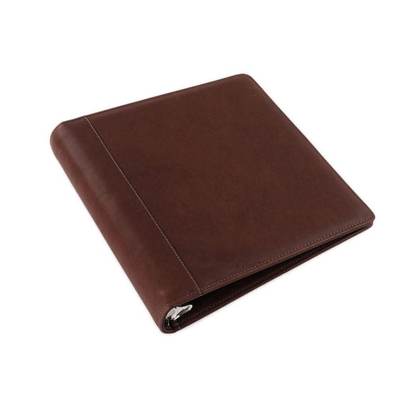 Leather Ring Binder Pad Folio Made in USA Etsy Canada