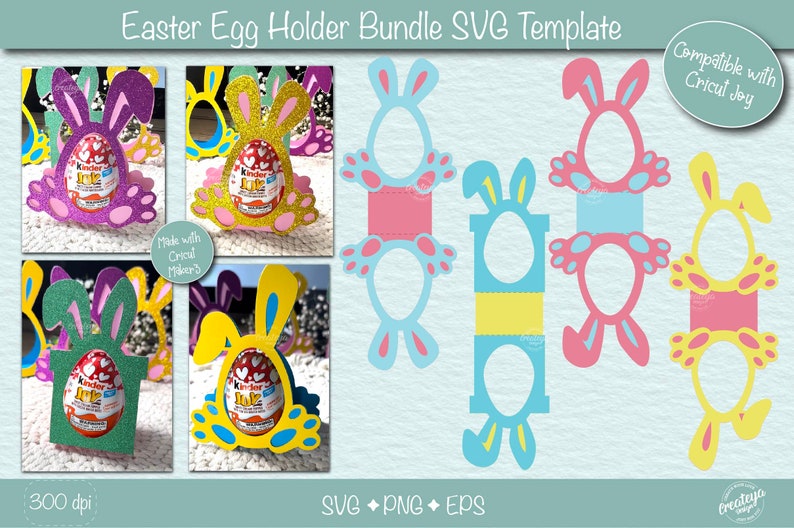 Easter Egg Holder SVG Bundle Chocolate Egg Stand Easter Etsy