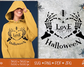 Skeleton Hands Halloween SVG, Scary Home Decor (Digital Download)