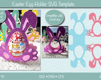 Easter Egg Holder SVG, chocolate egg stand, easter bunny SVG, Kids Party Favor, Paper craft Gift