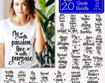 Motivational Quotes SVG bundle Inspirational SVG Sublimation design laser engraved for Cricut designs for t shirt