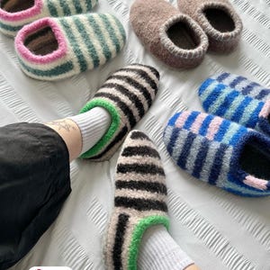 Modèle de tricot PDF pour chaussons de marin (anglais)