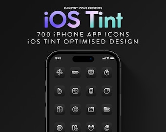 700 iOS Tint iOS iPhone App | Social Media | Icon Pack