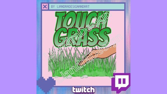 Touch Grass Animated Twitch Emote Go Touch Grass for 