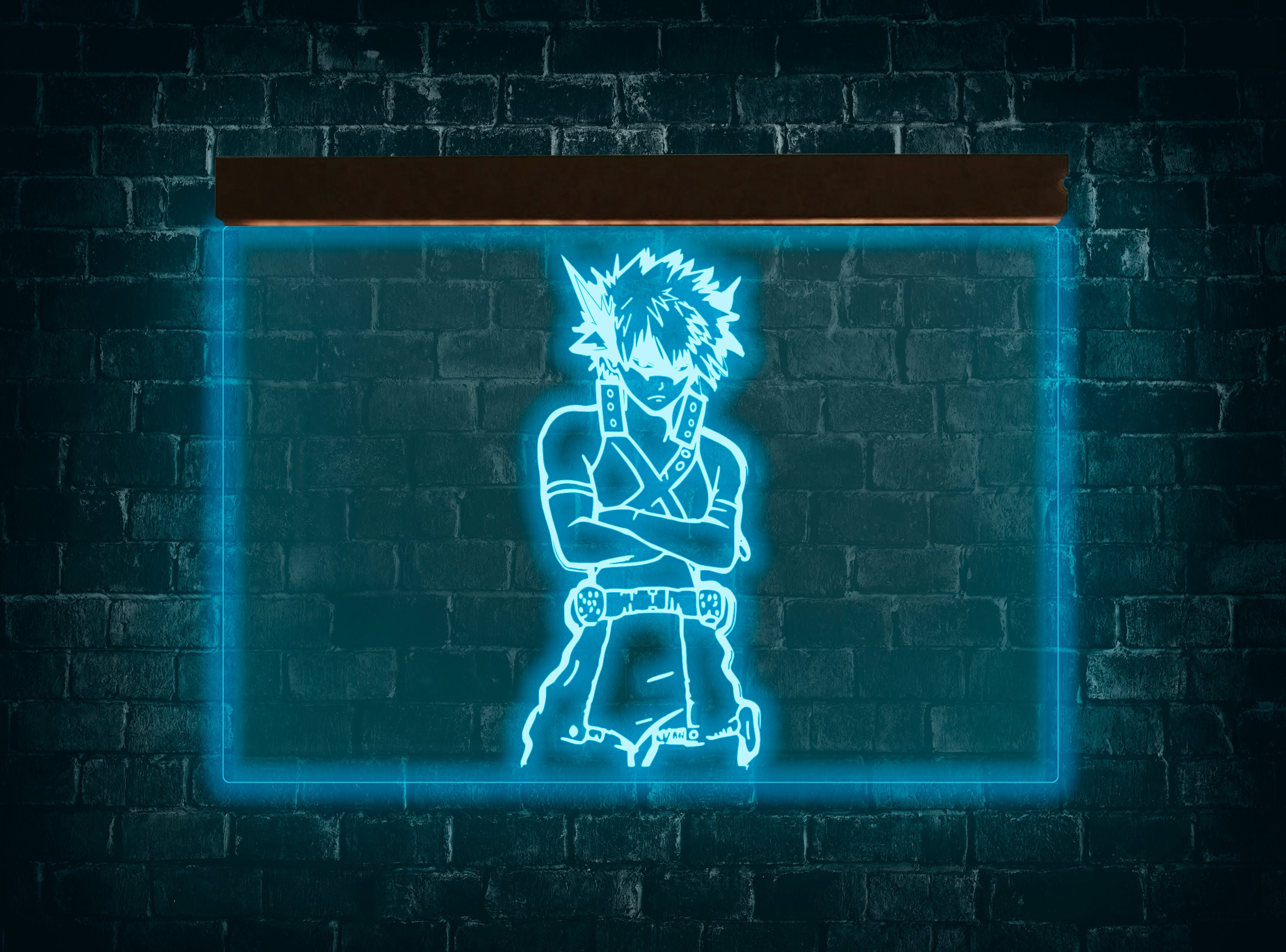 Anime neon sign wallAnime neon lightAnime led light for | Etsy