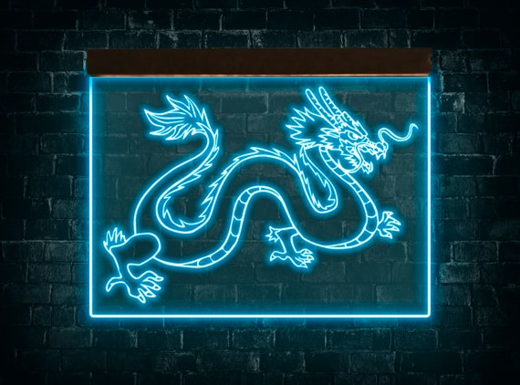 Dragon neon light sale sign