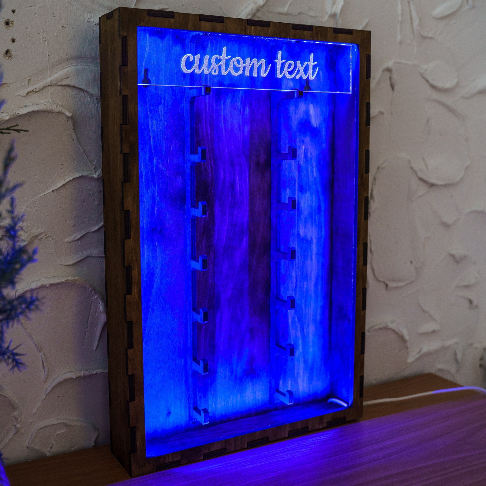 Knife Display Shelf With Led,custom Knife Led Display, Knife Display