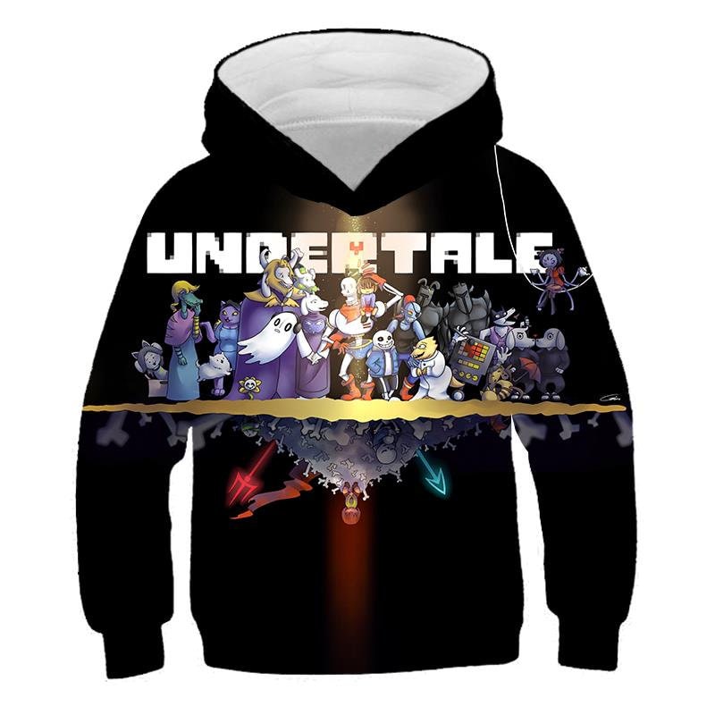 Undertale Sans Sanes Long Sleeve Hoodie Sweatshirt Indie Undertale