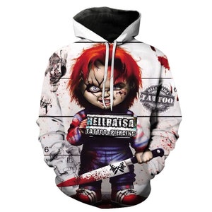 Chucky hoodie new christmas gift hoodie hooded new