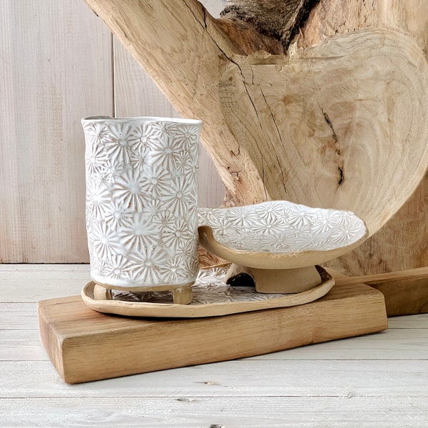 Ceramic Bathroom Accessories Etsy