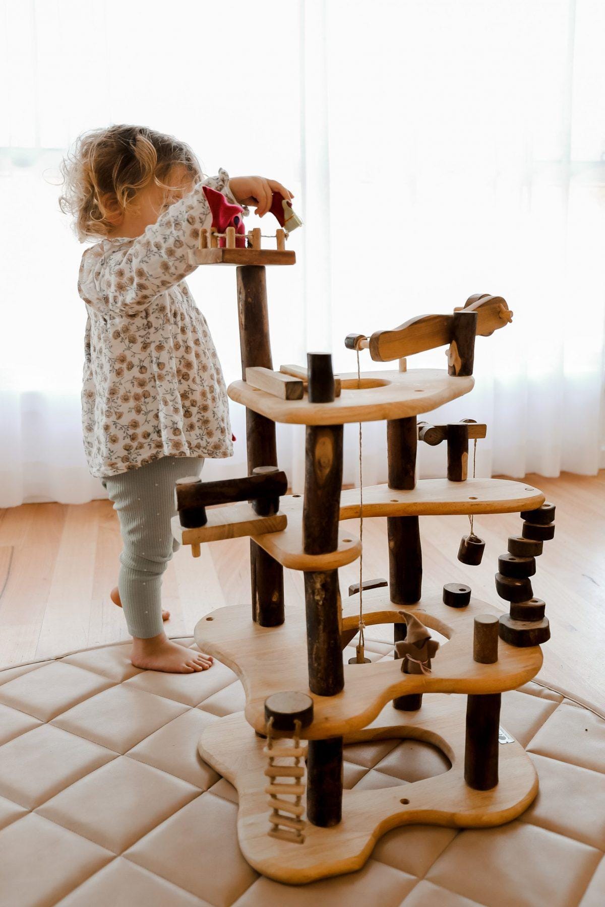 Three Level Tree House Play Set - Etsy