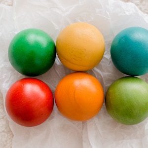 Wooden Ball Set- Set of 6