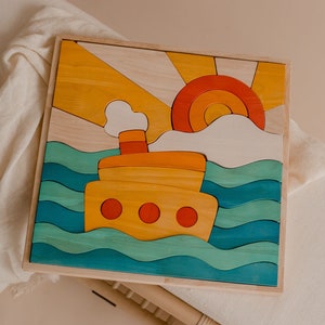 Ocean Scene Puzzle and Play Set image 1