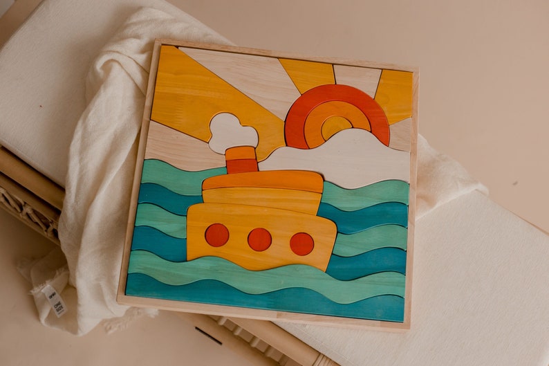 Ocean Scene Puzzle and Play Set image 1