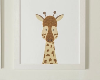 Giraffe Nursery Art