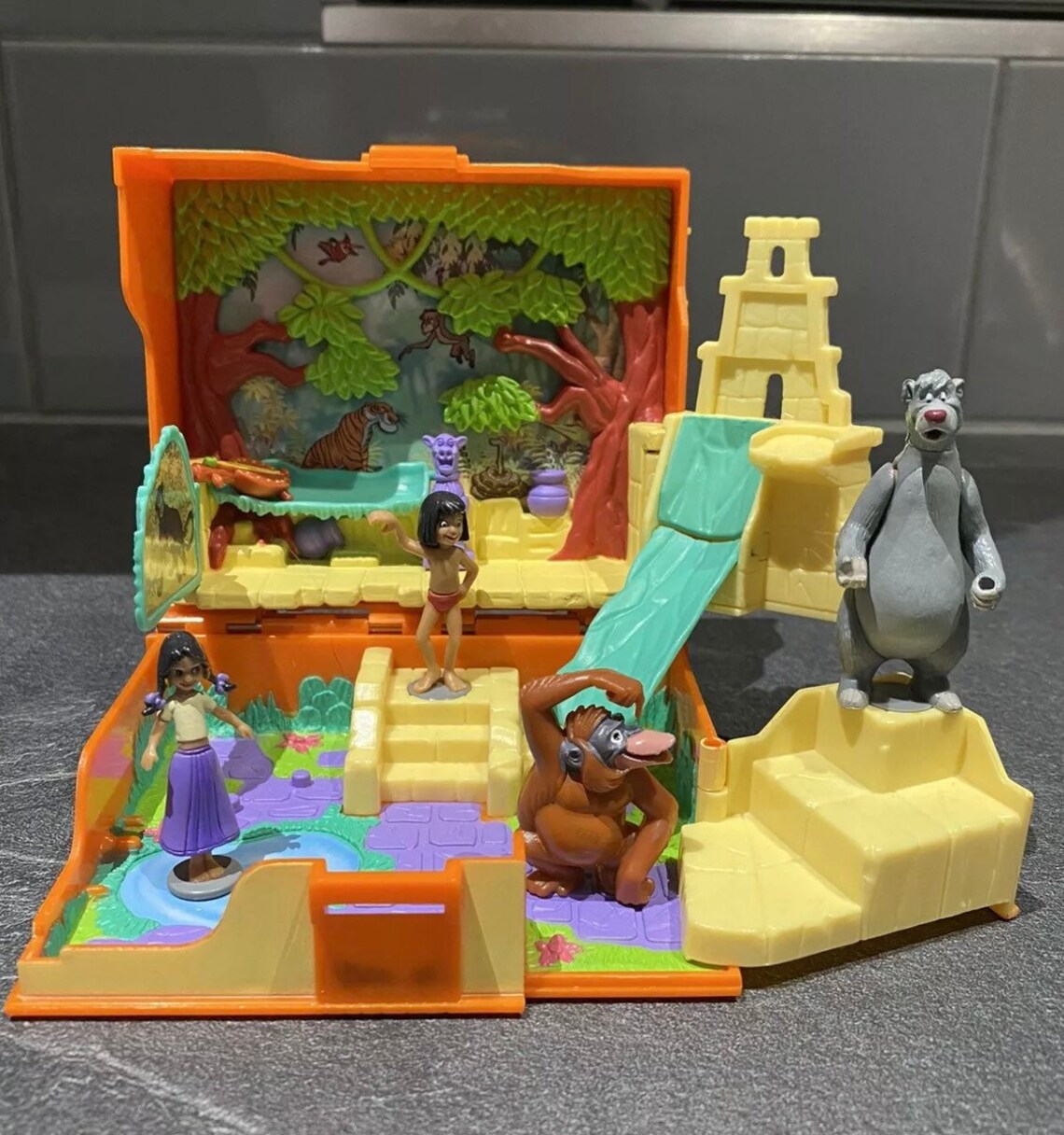 Vintage Polly Pocket Jungle Book Book Type Playset | Etsy