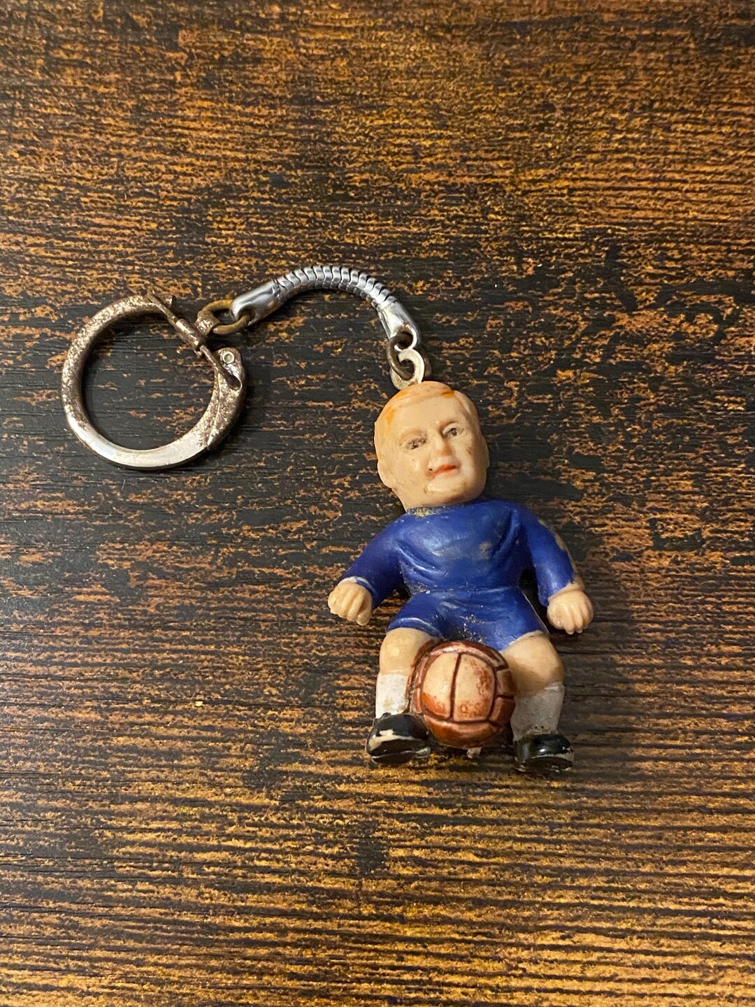 Vintage Football / Soccer Player Keyring Made in Hong Kong - Etsy