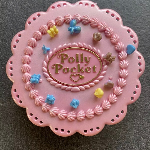 Vintage Polly Pocket 1994 Verjaardagstaart