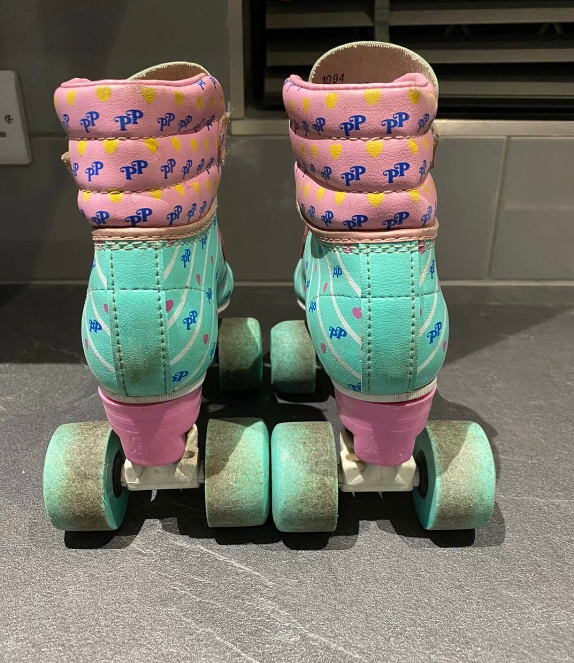 Vintage Polly Pocket Uk Childrens Size 1 Roller Skates Etsy