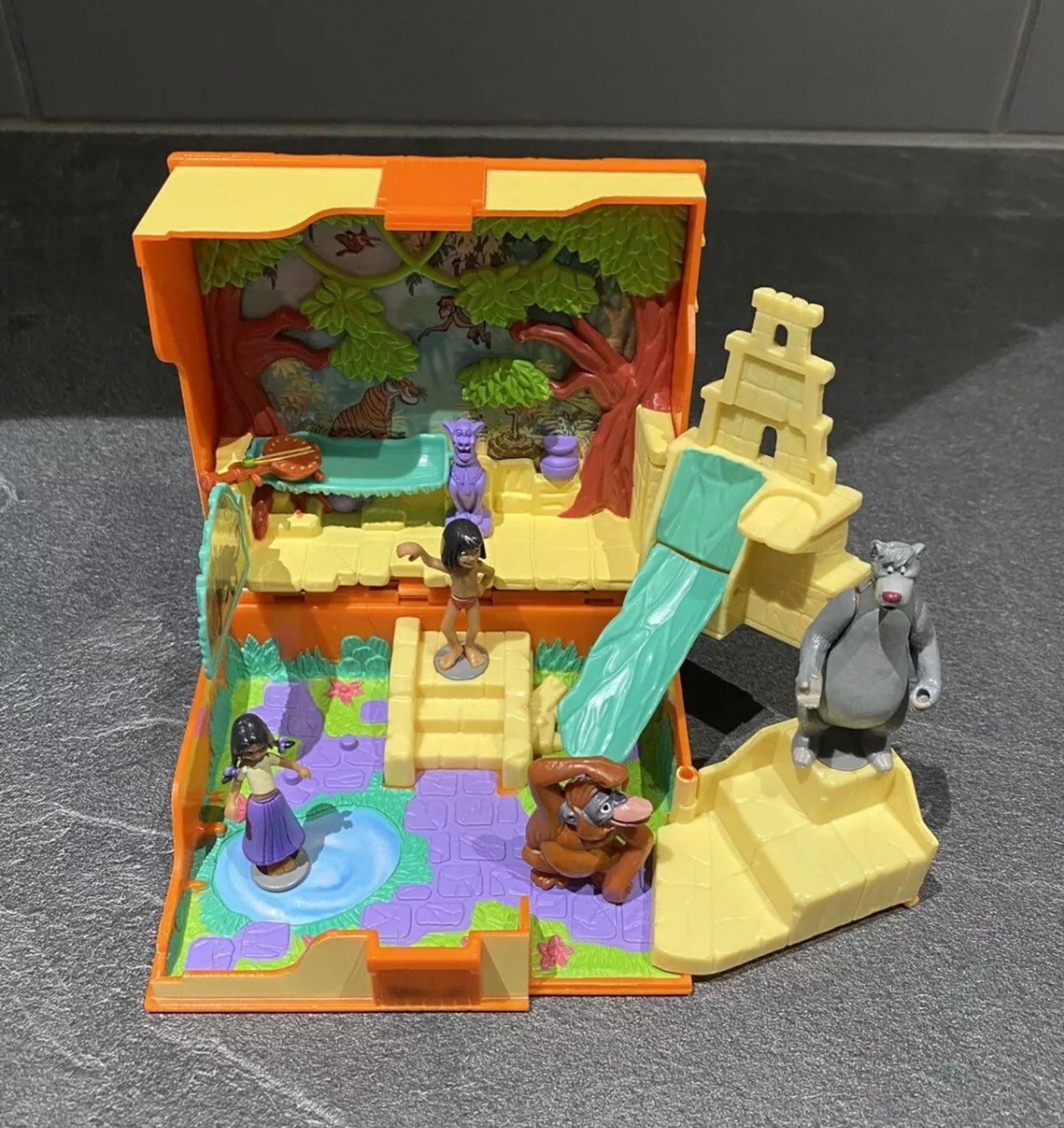Vintage Polly Pocket Jungle Book Book Type Playset | Etsy