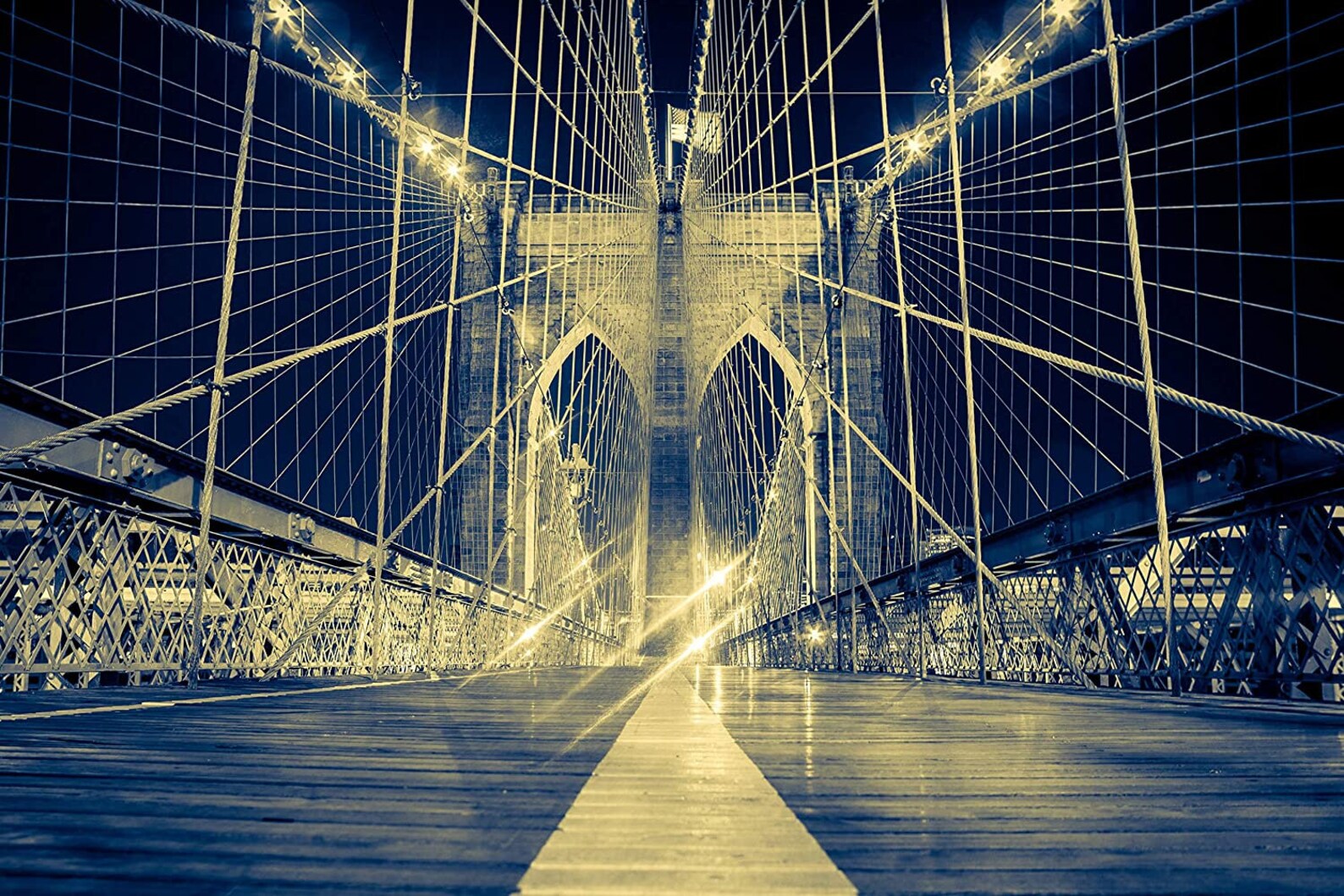 Canvas Wall Art Brooklyn Bridge New York Etsy